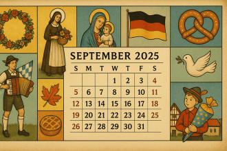 Täglicher Feiertagskalender für Deutschland im September 2025: Volks-, religiöse, staatliche und internationale Ereignisse. Alle Ereignisse für jeden Tag.