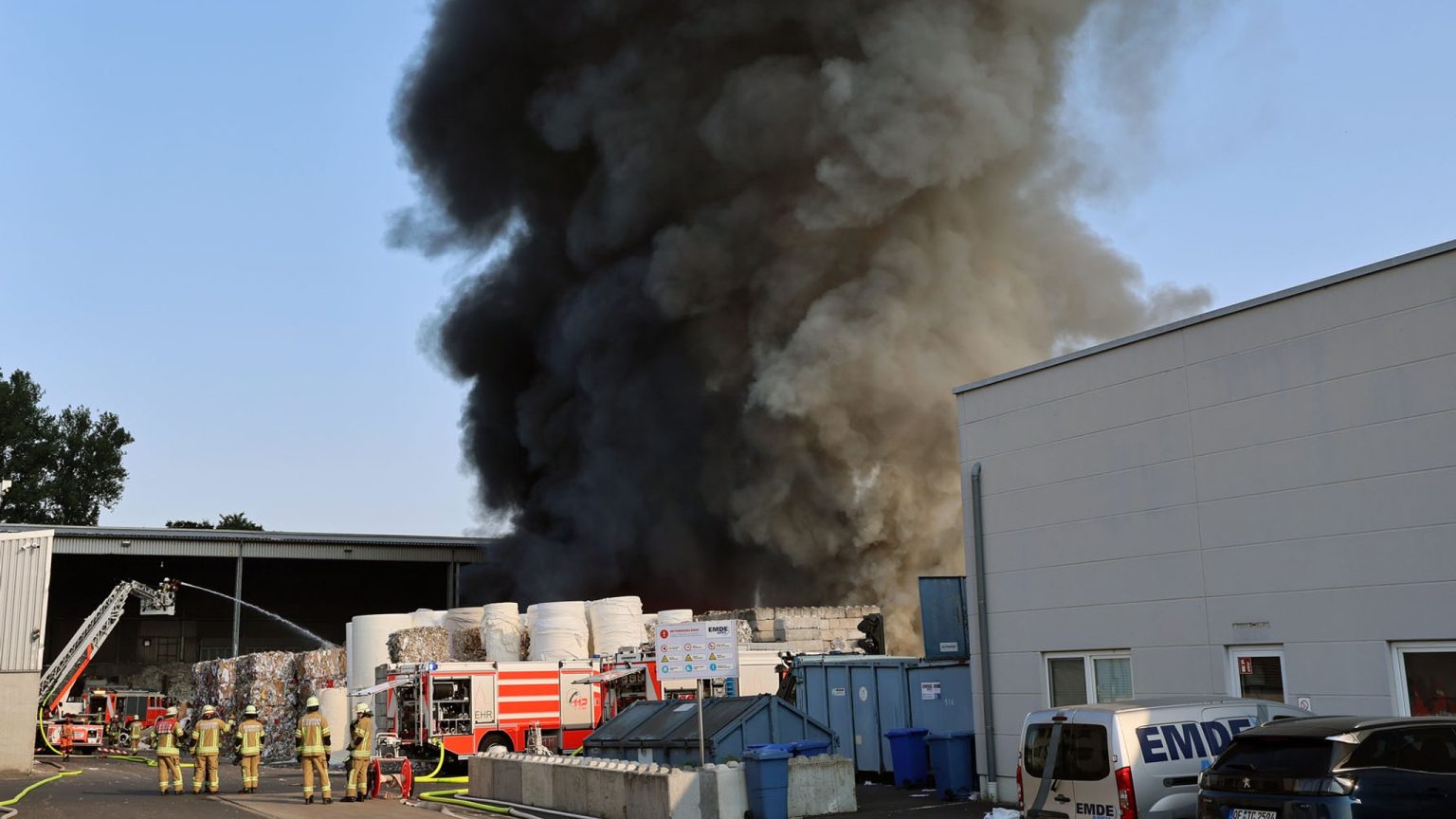 Großbrand in Aschaffenburg am 13. August Ursache unklar