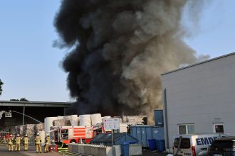 Großbrand in Aschaffenburg am 13. August Ursache unklar