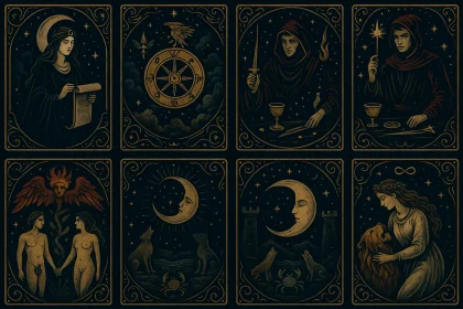 Tarot Horoskop, Tarotkarten, Sternzeichen, Tageskarte, 22. August 2025
