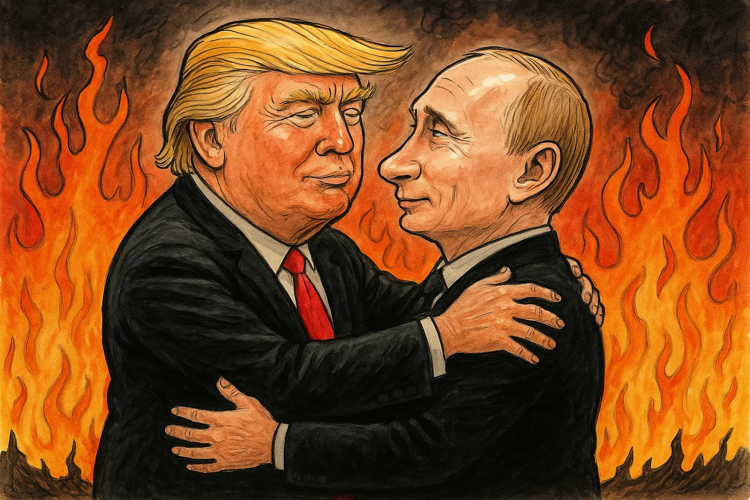 Trump und Putin in Alaska Warum es weder Frieden noch neue Sanktionen geben wird