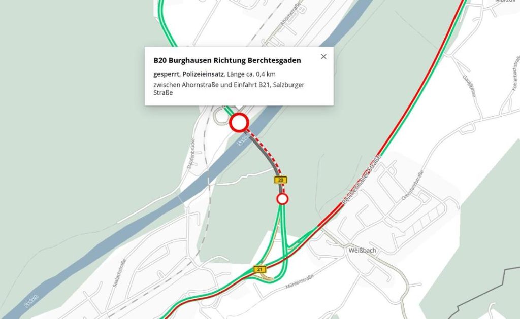 Großeinsatz der Polizei bei Bad Reichenhall: Wann er begann und was bekannt ist