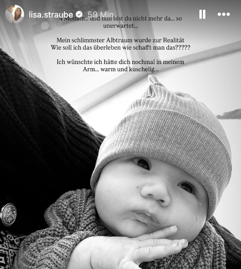 „Unser Herz ist zerbrochen“: Lisa Straube und Akka verlieren ihren Sohn Xavi