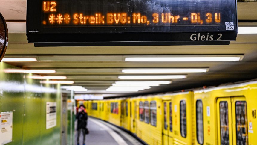 BVG-Streik in Berlin: Ursache, Termine und was mit U-Bahn, Bussen und Straßenbahnen passiert