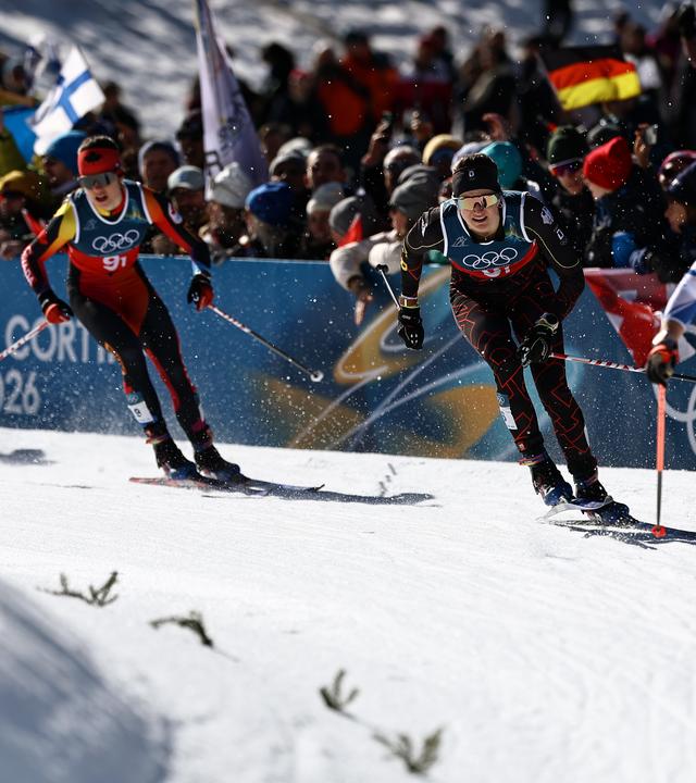 Milano Cortina 2026: Deutsche Langläuferinnen Gimmler und Rydzek holen Bronze im Teamsprint