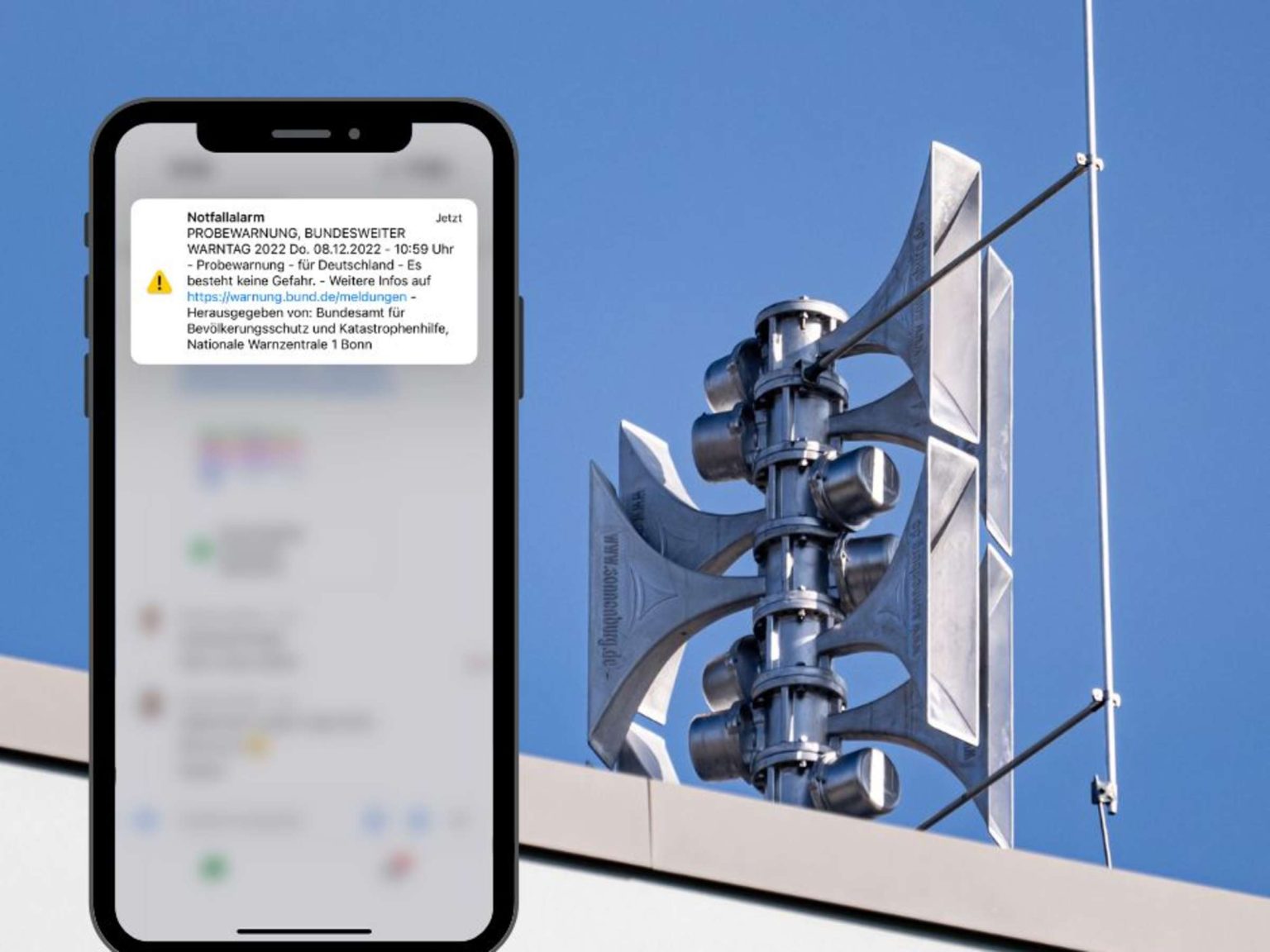 Probealarm in NRW: Warum heute in NRW Millionen Handys eine Warnmeldung senden