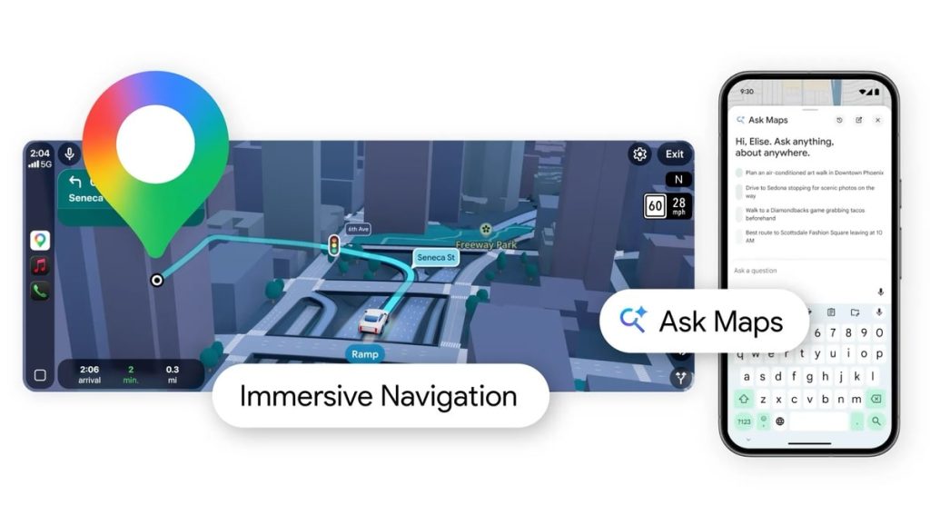 Google Maps erhält Gemini AI: was das neue Update kann und welche Funktionen sich ändern