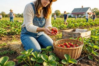 Erdbeeren selbst pflücken in Sachsen-Anhalt: Diese Felder sind jetzt geöffnet. Preise und Adressen im Überblick