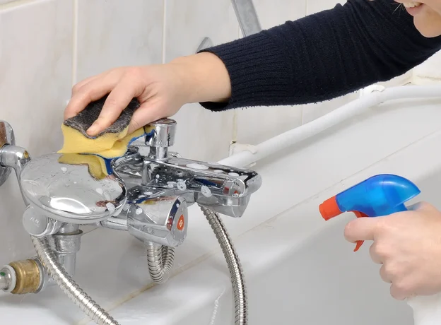 Kalk im Bad entfernen: Welche Mittel Fliesen, Armaturen und Glas schonen