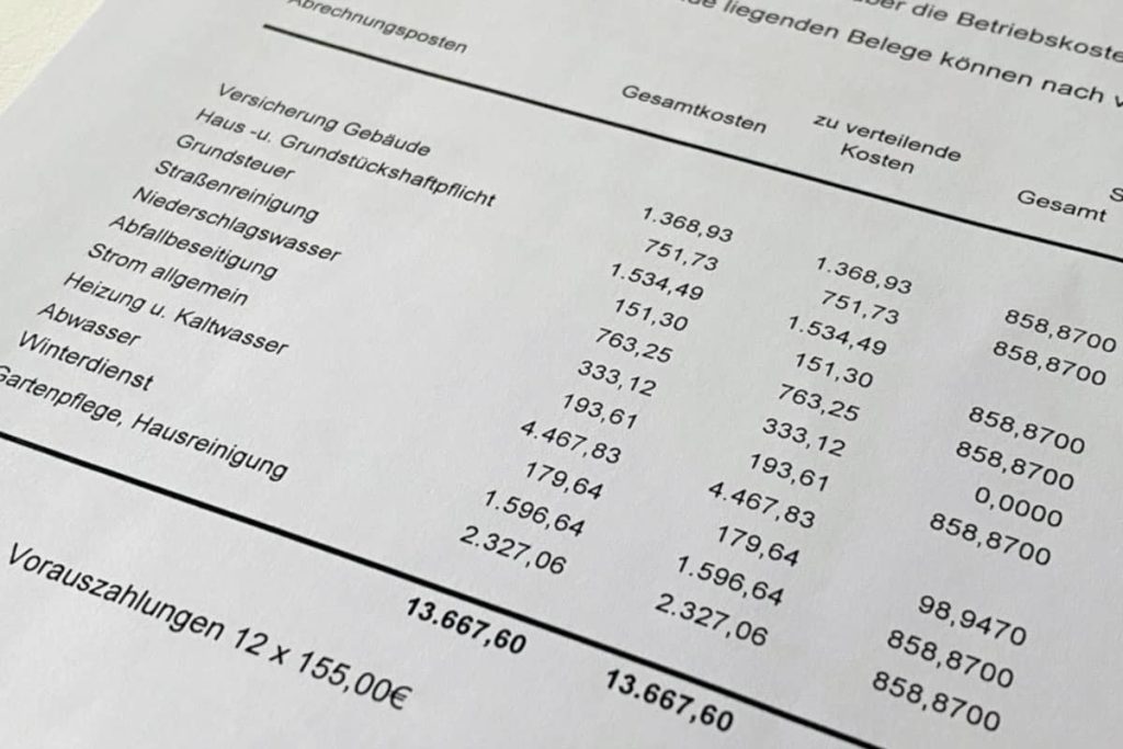 Nebenkostenabrechnung 2026 prüfen: so findest du Fehler