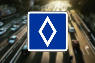 Neues Rauten-Schild in Frankreich: Wer es missachtet, zahlt 135 Euro