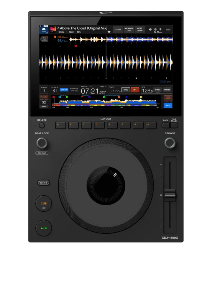 AlphaTheta CDJ-1500X vorgestellt: kompakter DJ-Player mit CoBeat und Streaming-Zugriff. Daten und Preis in Deutschland