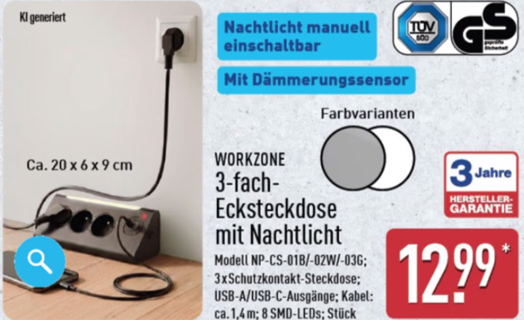 Steckdose von Aldi Nord: Angebot, Preis, Eigenschaften – lohnt sich der Kauf?
