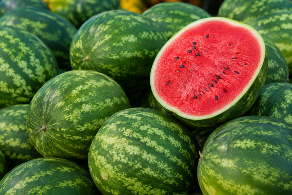 Reife Wassermelone erkennen: Farbe, Gewicht und Klang richtig deuten