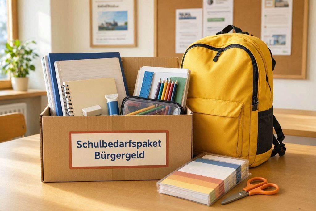 Schulbedarfspaket Bürgergeld 2026: 195 Euro pro Kind