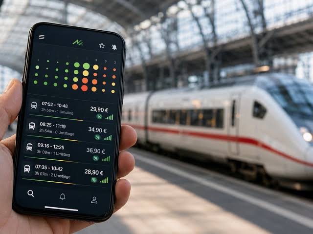 Kostenlose App Bahnsparer zeigt, welche Bahnverbindung günstig und zuverlässig ist
