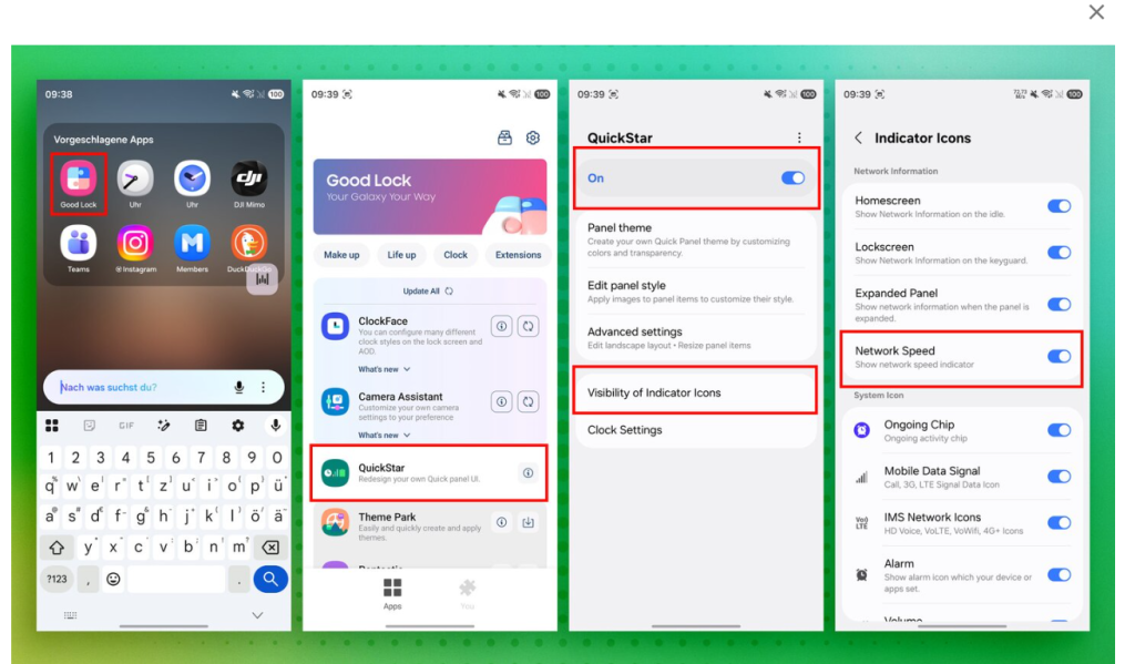 Samsung Galaxy mit One UI 9: So lässt sich die Netzgeschwindigkeit anzeigen