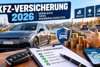 KFZ-Versicherung 2026: Vergleich, Tipps und Sparmöglichkeiten