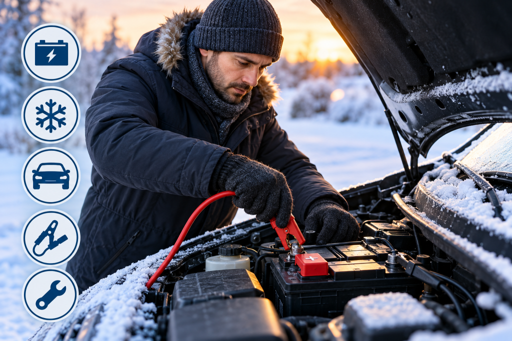 Autobatterie im Winter 2026: 8 Tipps gegen Pannen