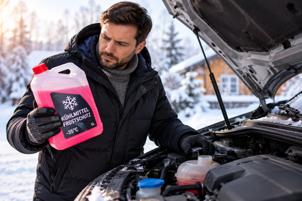 Frostschutz Auto 2026: prüfen und nachfüllen