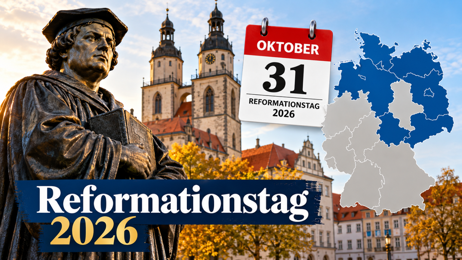 Reformationstag 2026: in welchen Bundesländern Feiertag