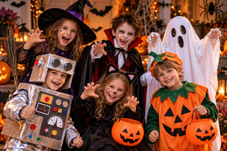 Halloween-Kostüme 2026 für Kinder: 30 günstige Ideen