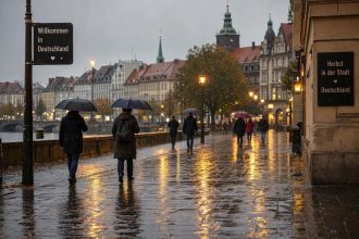 Wetter in Deutschland kippt: Kälte, Regen und erster Schnee in den Bergen