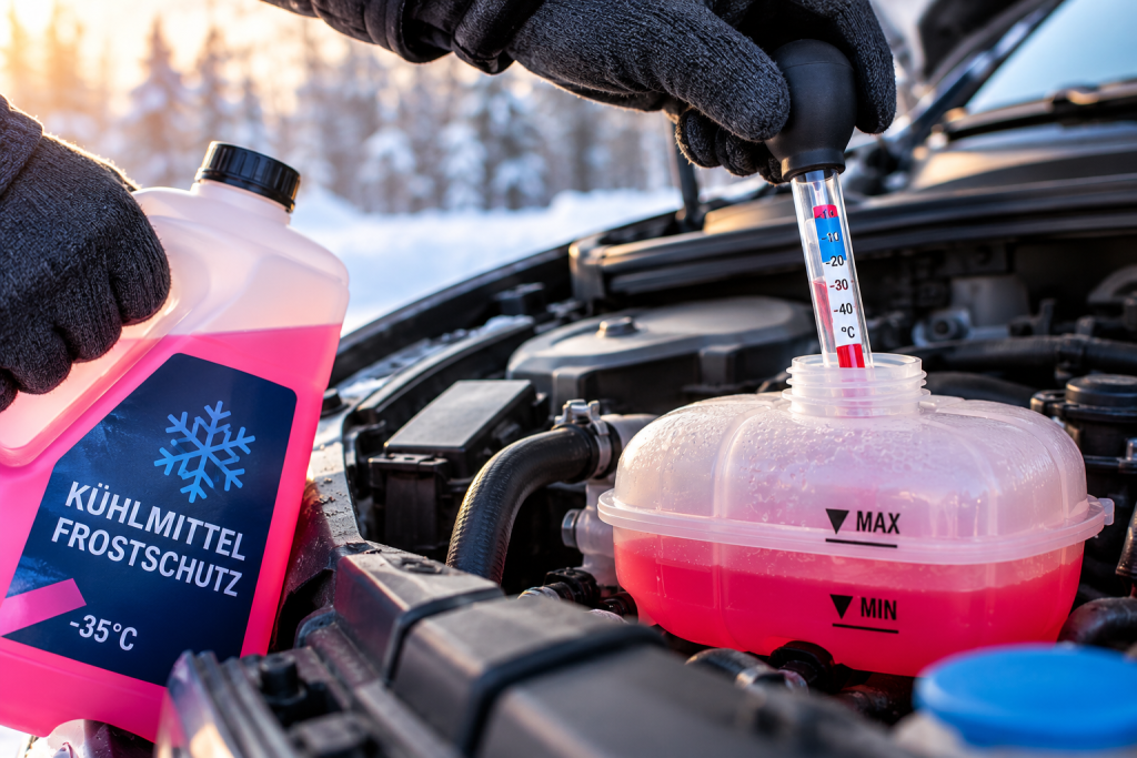 Frostschutz Auto 2026: prüfen und nachfüllen