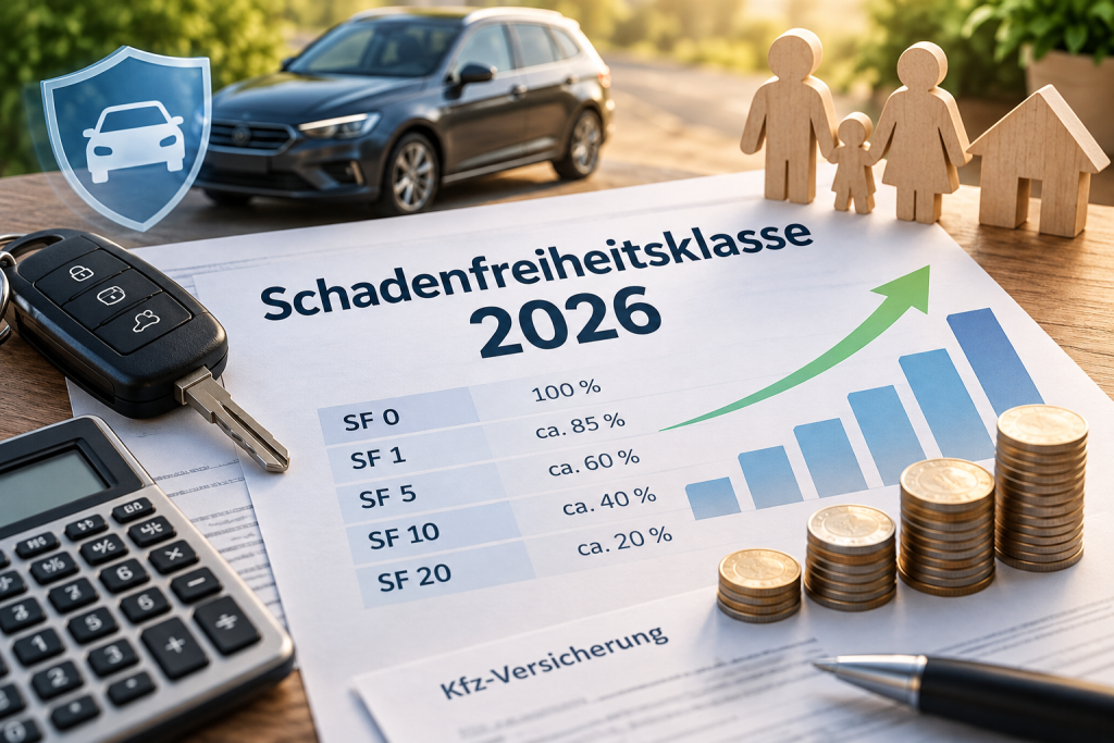 Schadenfreiheitsklasse 2026 berechnen und übertragen