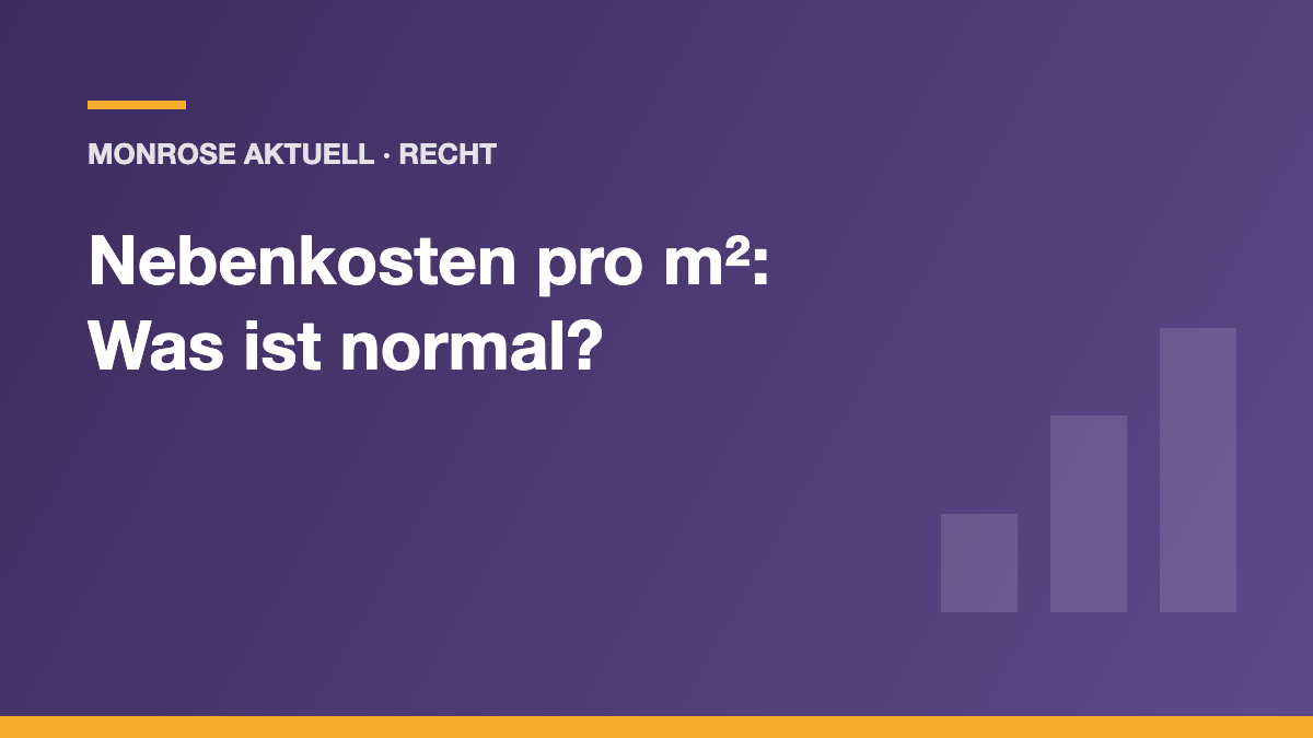 Nebenkosten pro Quadratmeter 2026 laut Betriebskostenspiegel